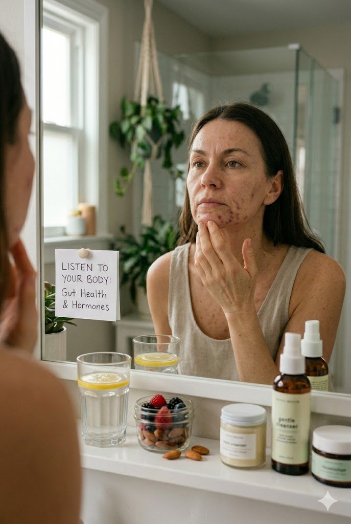 Why Acne Can Make a Comeback in Adulthood (And How to Address It From the Inside Out)